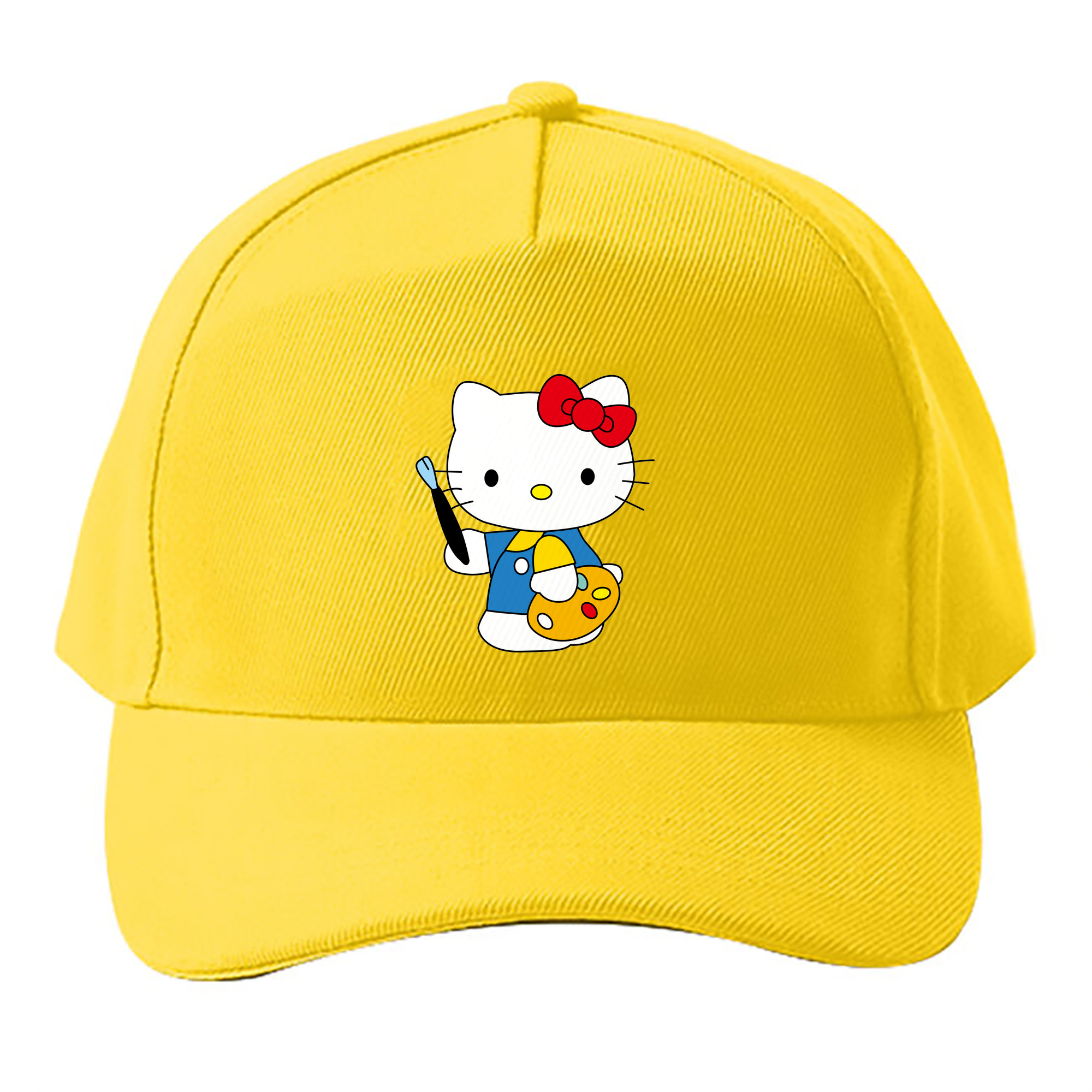 （画像用） Hello Kitty ハローキティ ベースボールキャップ 綿100％ 男女兼用 帽子 スポーツ